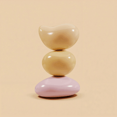 Minimalist Stone Composition m_f